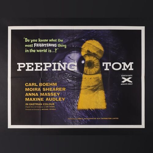 Lot #383 - PEEPING TOM (1960) - UK Quad, 1960