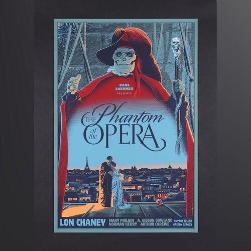 Lot #385 - THE PHANTOM OF THE OPERA (1925) - Dark Hall Mansion Archive: Hand-Numbered Limited Edition Regular Print by Laurent Durieux, 2013