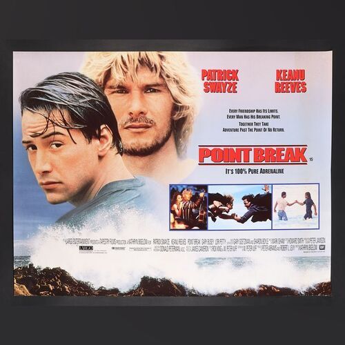Lot #392 - POINT BREAK (1991) - UK Quad, 1991