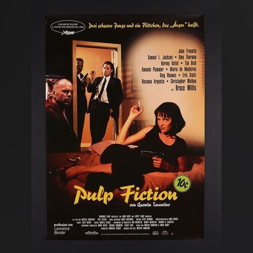 Lot #399 - PULP FICTION (1994) - German A1 Poster, 1994