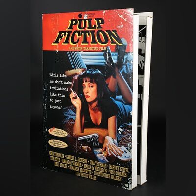 Lot #400 - PULP FICTION (1994) - UK Video Standee, 1995