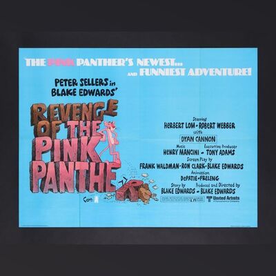 Lot #408 - RETURN OF THE PINK PANTHER (1975), PINK PANTHER STRIKES AGAIN (1976) AND REVENGE OF THE PINK PANTHER (1978) - Three UK Quads and Three Exhibitor's Campaign Books, 1975 - 1978