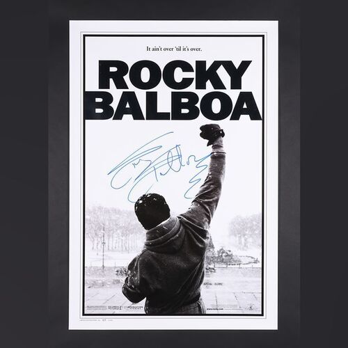 Lot #414 - ROCKY BALBOA (2006) - Sylvester Stallone Autographed Cast and Crew Gift One-Sheet, 2006