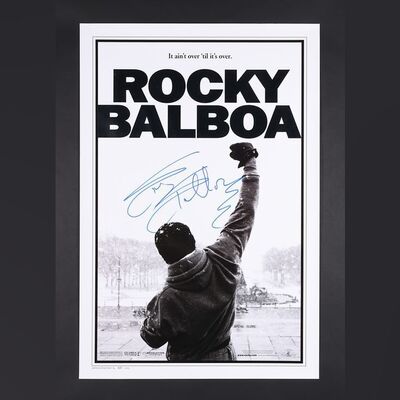 Lot #414 - ROCKY BALBOA (2006) - Sylvester Stallone Autographed Cast and Crew Gift One-Sheet, 2006