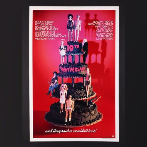 Lot #415 - THE ROCKY HORROR PICTURE SHOW (1975) - 10th Anniversary US One-Sheet, 1985