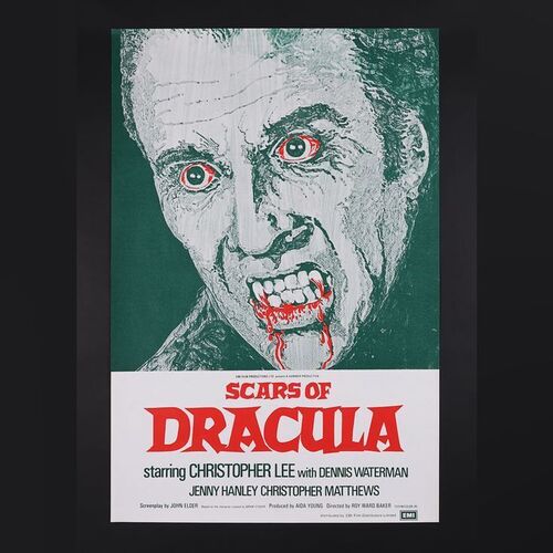 Lot #418 - SCARS OF DRACULA (1970) - British One-Sheet, 1970