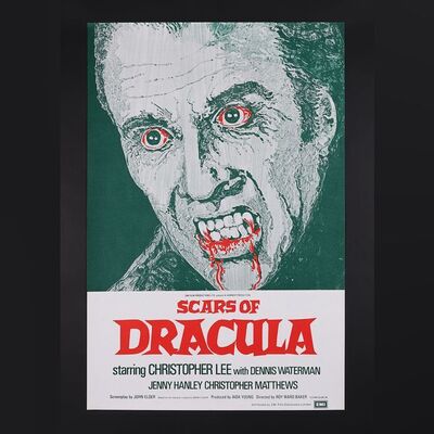 Lot #418 - SCARS OF DRACULA (1970) - British One-Sheet, 1970