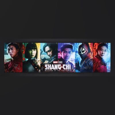 Lot #422 - SHANG-CHI AND THE LEGEND OF THE TEN RINGS (2021) - Special Poster Autographed by Simu Liu, Awkwafina, Michelle Yeoh, Fala Chen and Destin Daniel Cretton