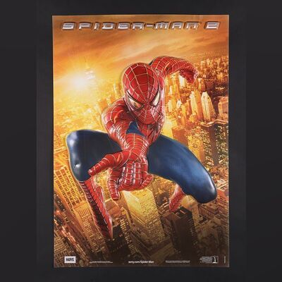 Lot #432 - SPIDER-MAN 2 (2004) - Embossed 3D Poster, 2004