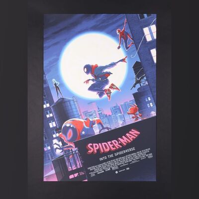 Lot #433 - SPIDER-MAN: INTO THE SPIDER-VERSE (2018) - Signed and Hand-Annotated Artist's Proof Print by Matt Ferguson and Florey, 2019