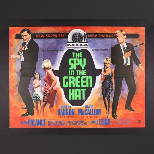 Lot #436 - THE SPY IN THE GREEN HAT (1967) - UK Quad, 1967