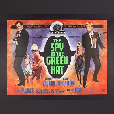 Lot #436 - THE SPY IN THE GREEN HAT (1967) - UK Quad, 1967