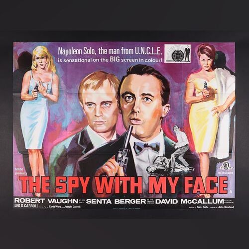 Lot #437 - THE SPY WITH MY FACE (1965) - UK Quad, 1965
