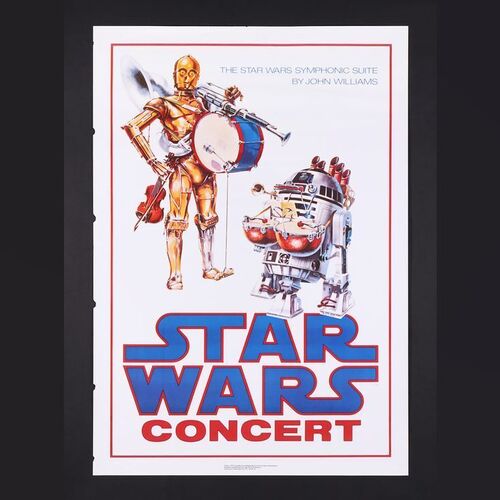 Lot #448 - STAR WARS: A NEW HOPE (1977) - Dutch Commercial Concert Poster, 1997