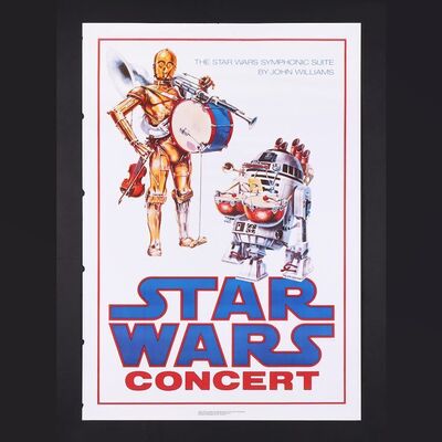 Lot #448 - STAR WARS: A NEW HOPE (1977) - Dutch Commercial Concert Poster, 1997