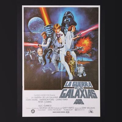 Lot #452 - STAR WARS: A NEW HOPE (1977) - Spanish One-Sheet, 1977
