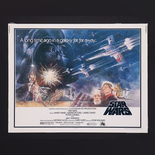 Lot #456 - STAR WARS: A NEW HOPE (1977) - US Half-Sheet, 1977