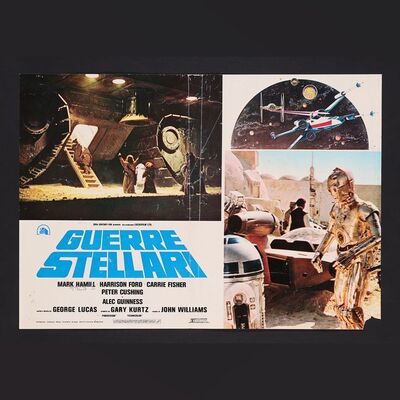 Lot #459 - STAR WARS: A NEW HOPE (1977) - Six Italian Photobustas, 1977