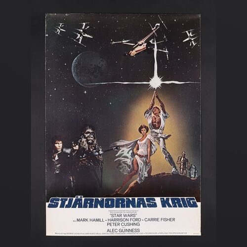 Lot #463 - STAR WARS: A NEW HOPE (1977) - Swedish One-Sheet, 1977