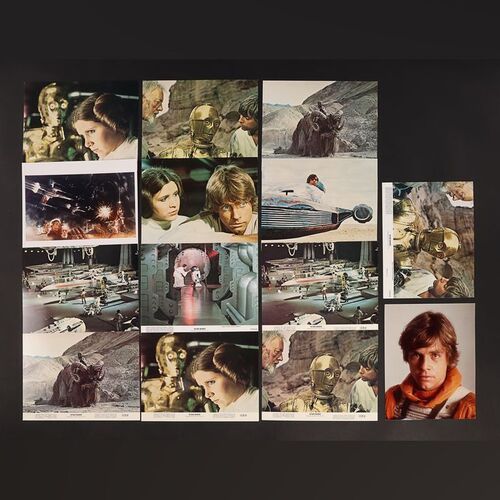 Lot #470 - STAR WARS: A NEW HOPE (1977) - Fourteen Publicity Stills, 1977