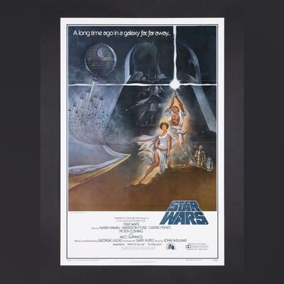 Lot #473 - STAR WARS: A NEW HOPE (1977) - US One-Sheet - Style A First Printing, 1977