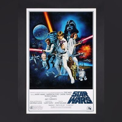 Lot #474 - STAR WARS: A NEW HOPE (1977) - US One-Sheet - Style C, 1977
