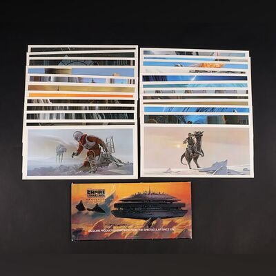 Lot #484 - STAR WARS: THE EMPIRE STRIKES BACK (1980) - Ralph McQuarrie Autographed Concept Art Portfolio, 1980