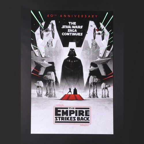 Lot #486 - STAR WARS: THE EMPIRE STRIKES BACK (1980) - Two Matching Numbered Limited Edition 40th Anniversary Vice Press and Bottleneck Gallery Variant Prints by Matt Ferguson, 2020