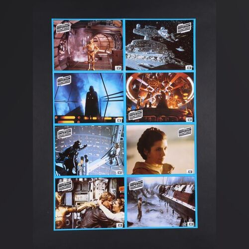 Lot #496 - STAR WARS: THE EMPIRE STRIKES BACK (1980) - Two Uncut German Lobby Card Posters (Style A and B), 1980