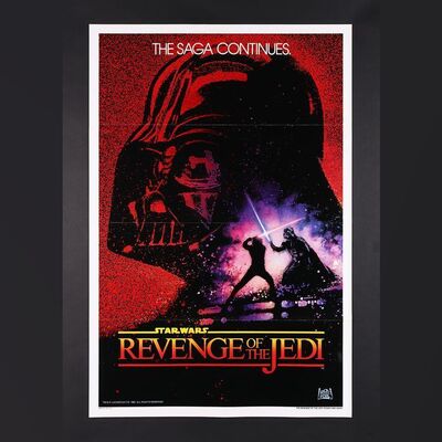 Lot #501 - STAR WARS: RETURN OF THE JEDI (1983) - US One-Sheet - Undated 'Revenge' Teaser, 1983