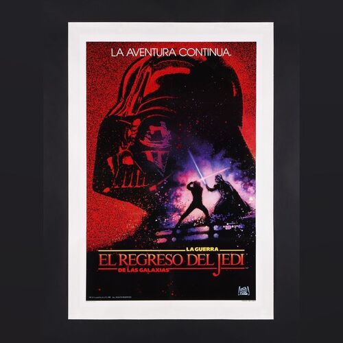 Lot #502 - STAR WARS: RETURN OF THE JEDI (1983) - US Spanish Language "Revenge" One-Sheet - Linen Backed, 1983