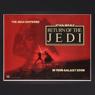 Lot #509 - STAR WARS: RETURN OF THE JEDI (1983) - UK Quad Printer's Proof, 1983
