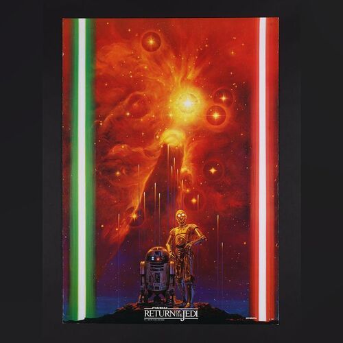 Lot #511 - STAR WARS: RETURN OF THE JEDI (1983) - Japanese B2 - Yamakatsu 'Starfall' Poster, 1983