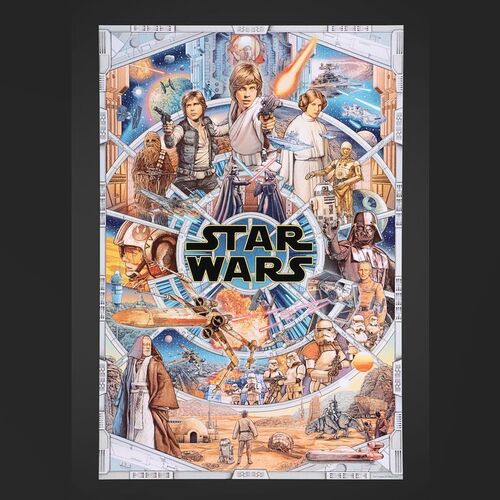 Lot #514 - STAR WARS: ORIGINAL TRILOGY (1977 - 1983) - Set of Three Hand-Numbered Limited Edition Prints by Ise Ananphada, 2020 - 2022