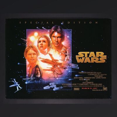 Lot #516 - STAR WARS: ORIGINAL TRILOGY (1977 - 1983) - Four Special Edition UK Quads, 1997