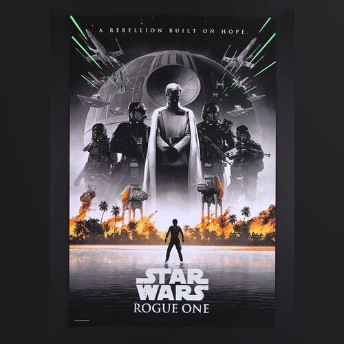 Lot #523 - ROGUE ONE: A STAR WARS STORY (2016) - Signed and Hand-Numbered Limited Edition Variant Print by Matt Ferguson, 2021