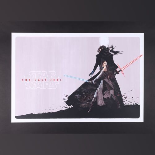 Lot #525 - STAR WARS: THE LAST JEDI (2017) - Hand-Numbered Limited Edition Variant Mondo Print by Marc Aspinall, 2018