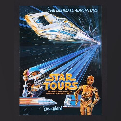 Lot #528 - STAR TOURS (1986 - 1987) - Two Star Tours Posters, 1986 and 1987