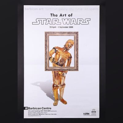 Lot #531 - ART OF STAR WARS EXHIBITION (2000) - Large Barbican Centre UK Poster, 2000