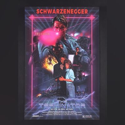 Lot #543 - THE TERMINATOR (1984) - Hand-Numbered Limited Edition Print by Michael Gambriel, 2020