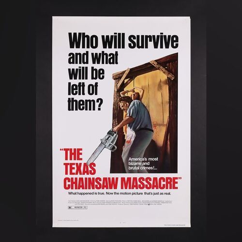 Lot #544 - THE TEXAS CHAIN SAW MASSACRE (1974) - US One-Sheet, 1980