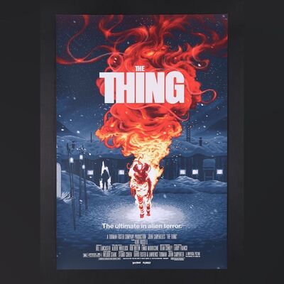 Lot #548 - THE THING (1982) - Hand-Numbered Vice Press Limited Edition Variant Print by Florey, 2021