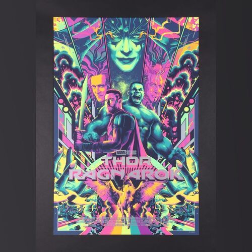Lot #549 - THOR: RAGNAROK (2017) - Hand-Numbered Limited Edition Mondo Regular Print by Matt Taylor, 2017
