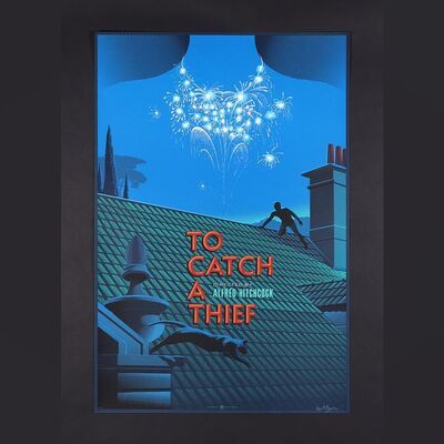 Lot #552 - TO CATCH A THIEF (1955) - Dark Hall Mansion Archive: Signed and Hand-Numbered Limited Edition Regular Print by Laurent Durieux, 2016