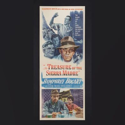 Lot #558 - THE TREASURE OF THE SIERRA MADRE (1948) - US Insert - Paper-Backed, 1948