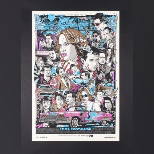 Lot #559 - TRUE ROMANCE (1993) - Signed and Hand-Numbered Limited Edition Print by Tyler Stout, 2018