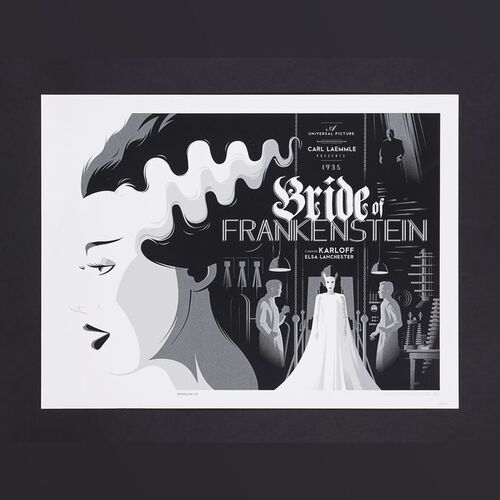 Lot #564 - UNIVERSAL MONSTERS - Dark Hall Mansion Archive: Three Hand-Numbered Limited Edition Variant Prints by Tom Whalen, 2013
