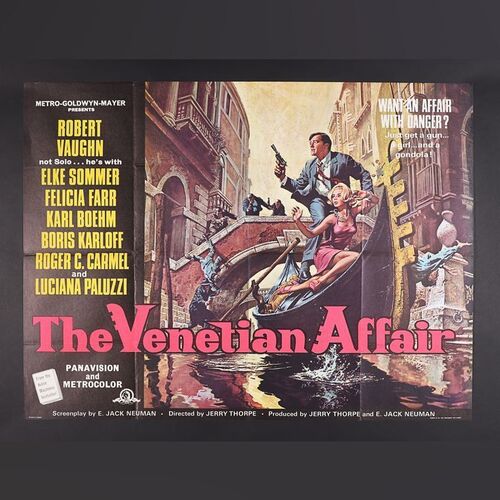 Lot #588 - THE VENETIAN AFFAIR (1966) - UK Quad, 1966
