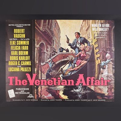Lot #588 - THE VENETIAN AFFAIR (1966) - UK Quad, 1966