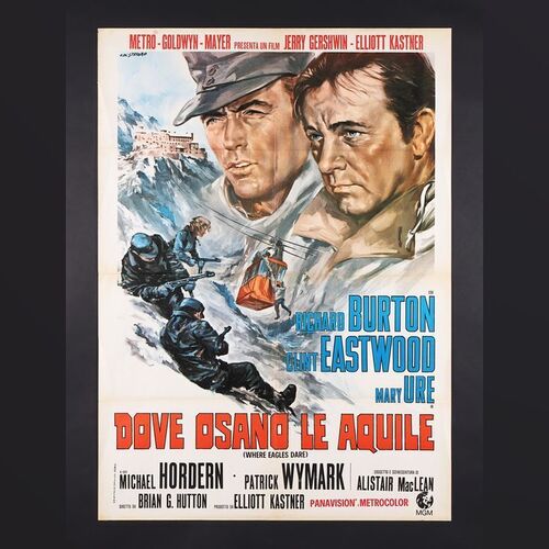 Lot #598 - WHERE EAGLES DARE (1968) - Various European Posters and Mexican Lobby Card, 1960s and 1970s